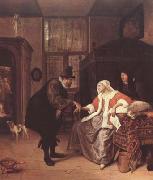 Jan Steen The Lovesick Woman (mk08) oil painting picture wholesale